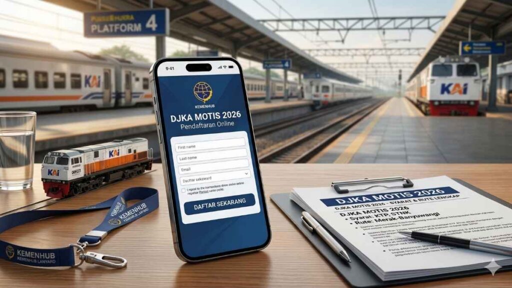Cara Daftar DJKA Motis 2026 Resmi, Ini Syarat, Jadwal dan Rute Lengkap