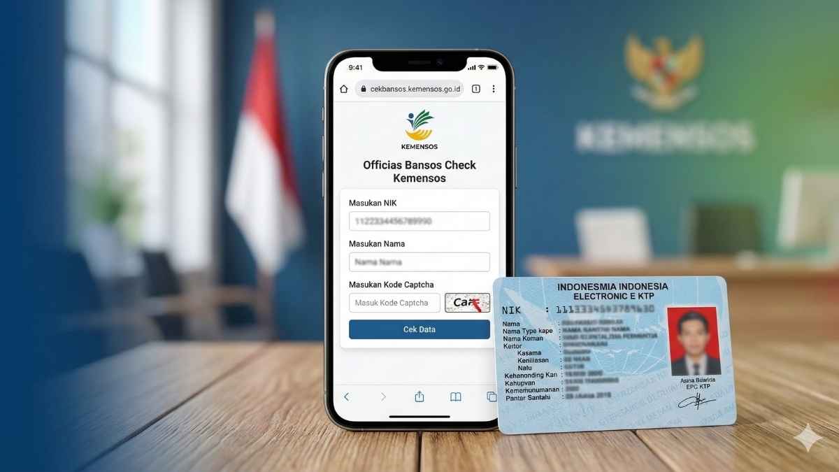 Cek Bansos Maret 2026 Lewat NIK KTP di Website Resmi Kemensos