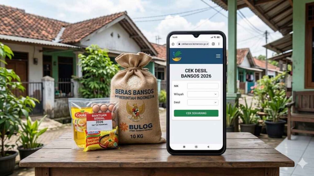 Cek Desil Bansos 2026 Online, Pastikan Nama Masuk DTKS Bulan Ini