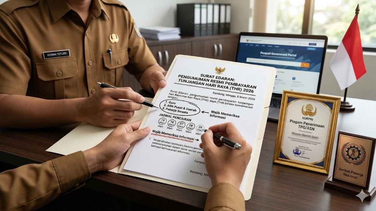 Pengumuman THR 2026 Terbaru: Guru, ASN, dan Pekerja Wajib Cek Informasi Ini